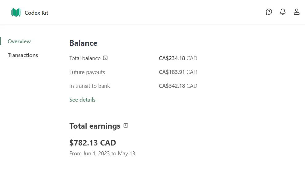 codex kit monetization